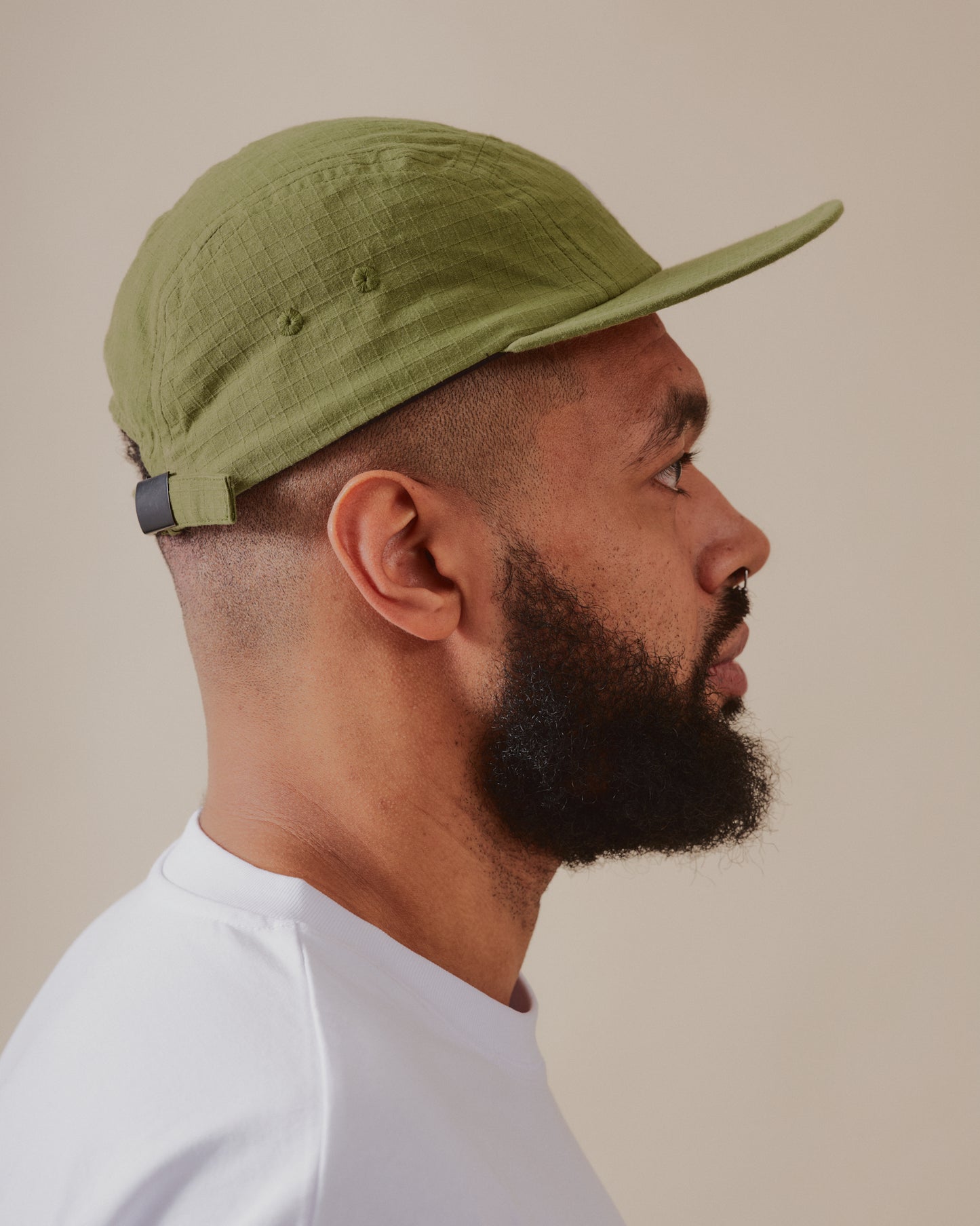 5 Panel Cap Green