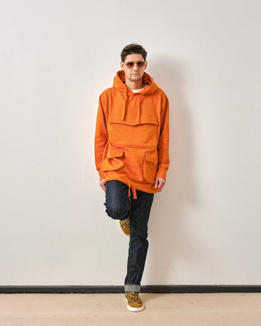 Ambridge Smock Hoodie - Orange